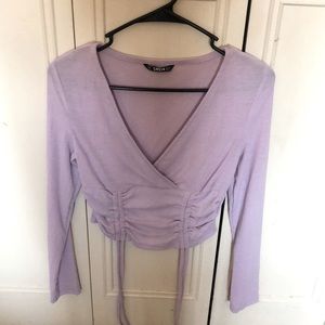 Lavender crop top